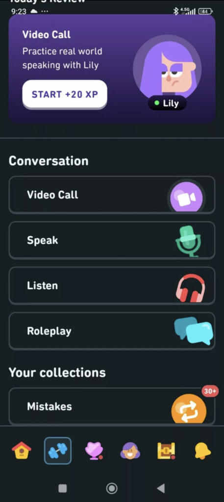 DualingoMax video call
